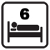 6 bedrooms