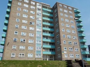 Photo of the Front View of the Block of Flats