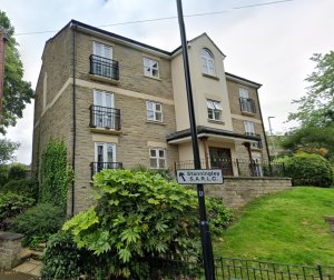View of block from front