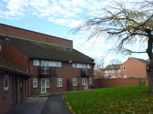 Front of block